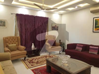 14 marla fully furnished ground portion available for rent in sector A bahria enclave islamabad