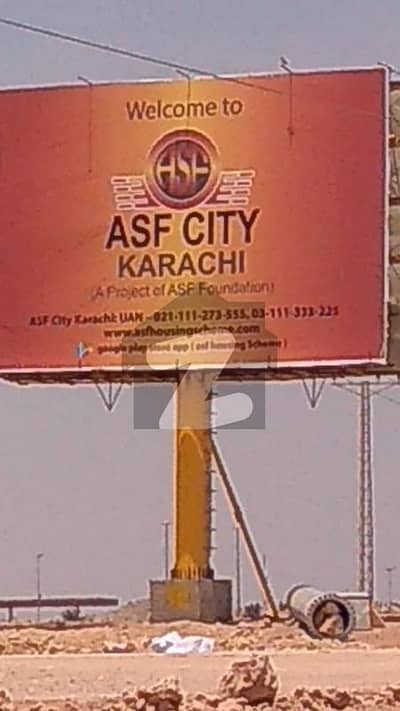 Asf City Karachi M9 Super High Way Leased Property Front Block Plots