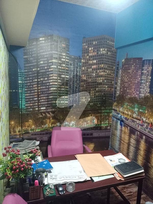 FURNISHED RENTED OFFICE FOR SALE IN TARIQ ROAD