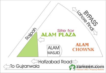 72 Marla Plot for Sale at Alam Chowck, Gujranwala 72 Marla Plot for Sale at Alam Chowck, Gujranwala