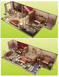 1 4 Bedroom Floor Map