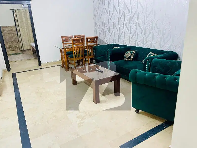 F-11 Markaz 2 Bed 2 Bath Tv Lounge Kitchen Car Pakring Fully Furnished Apartment Available For Rent