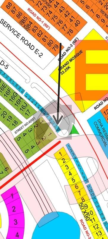 DHA PHASE 3 Army Allocation Block D Service Road 5 Front 2nd To Corner Very Good Location