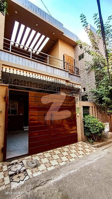 5 Marla beautiful luxury double storey Society gas house available for sale in Pak Villas gulgasht colony road Approach