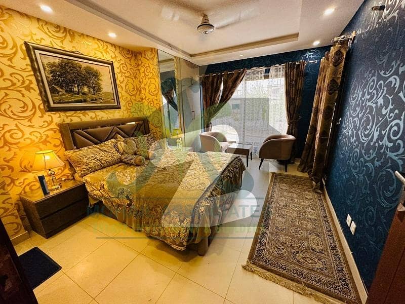 Bhria Town Phase 8 Khalid Block Luxury Furnished Flat For Rent