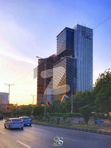 Artistic Tower 3,500Sq. Ft ( 2 Office Floor ) Available For Rent at Prime Location Main Shahra-e-Faisal Karachi
