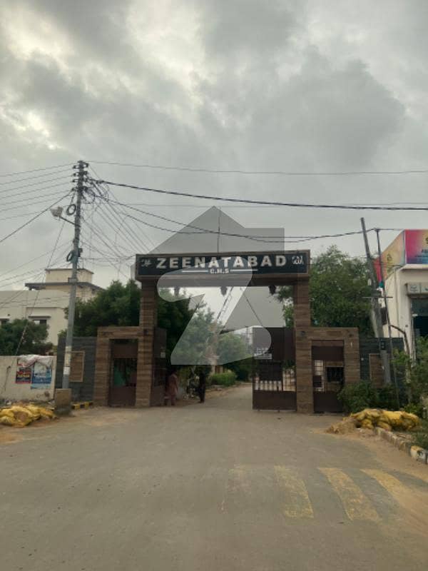 West Open 240 Yards Plot Available For Sale In ZEENATABAD SOCIETY Scheme 33