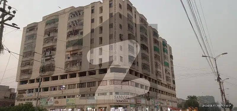 900 SQ-FT, 4 ROOMS, 4TH FLOOR WITH LIFT, SAMAMA APARTMENT AND SHOPPING CENTRE, SECTOR 5-M, NEW KARACHI