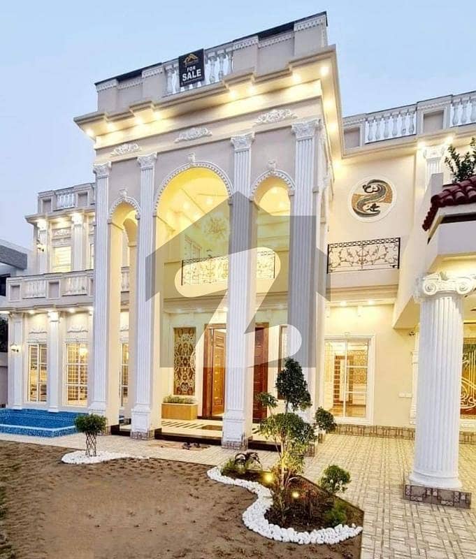 2 Kanal House For Sale 7 Beds Cinema Hall Swimming Pool Wapda Town Lahore Fully Furnished