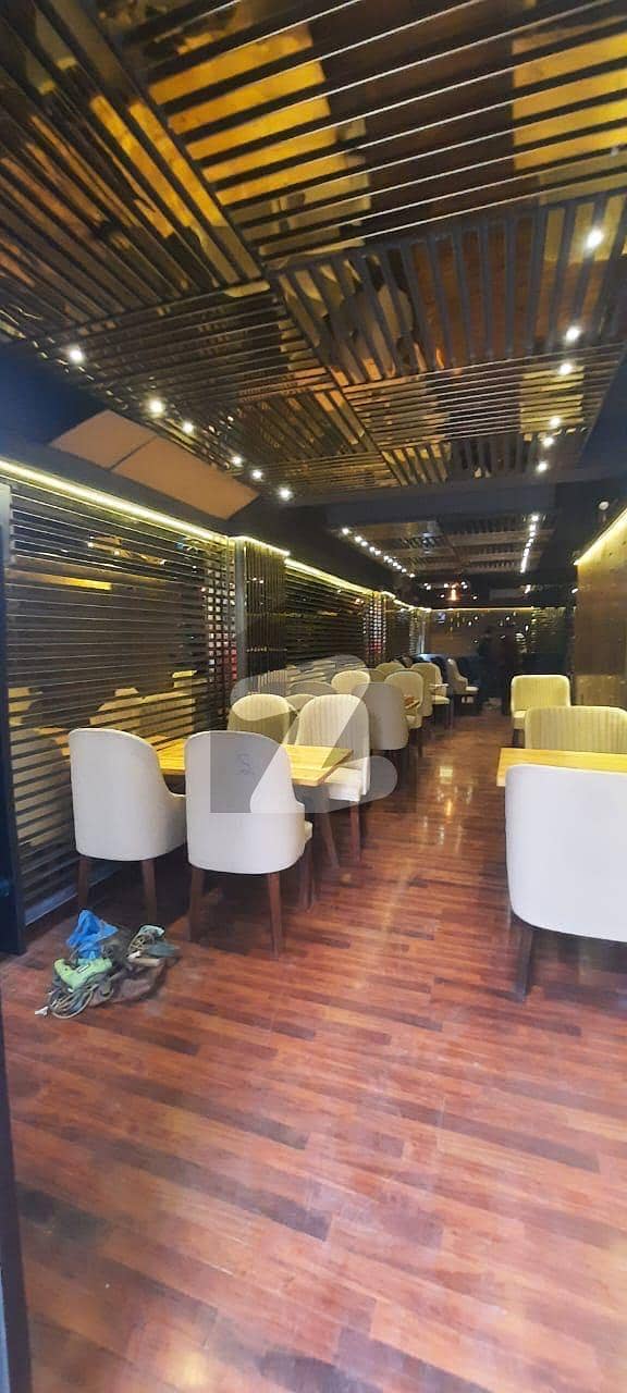 BEAUTIFUL RENTED CAFE/RESTAURANT UP FOR SALE IN DHA PH5