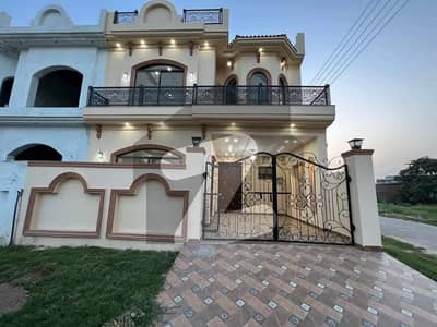 5 Marla Beautiful Spanish Design Double Storey Corner House Available For Sale