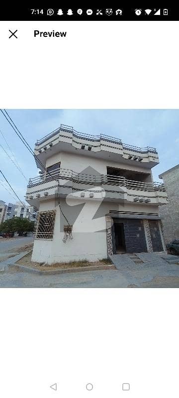 گلشنِ معمار - سیکٹر آر گلشنِ معمار,گداپ ٹاؤن,کراچی میں 4 کمروں کا 6 مرلہ مکان 2.25 کروڑ میں برائے فروخت۔