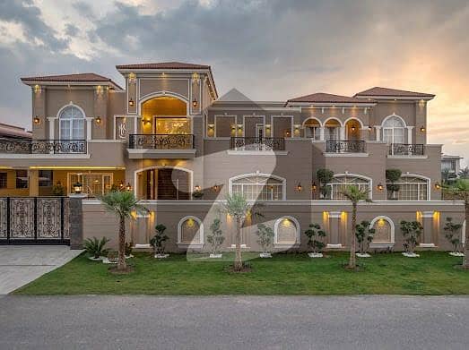 2 Kanal Lash Green Lawn + 2-Kanal Brand New Victorian Design Fully Furnished Swimming Pool Bungalow With Home Theater for Sale Near to Park at DHA Lahore Pakistan