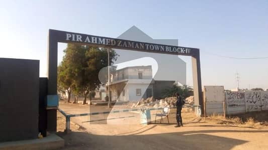 A 2160 Square Feet 
Transfer
 Plot Located In Pir Ahmed Zaman Town - Block 4 Is Available