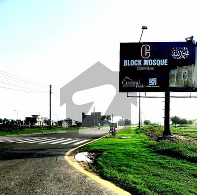 Main 80 Feet Road In C Block Central Park Plot For Sale