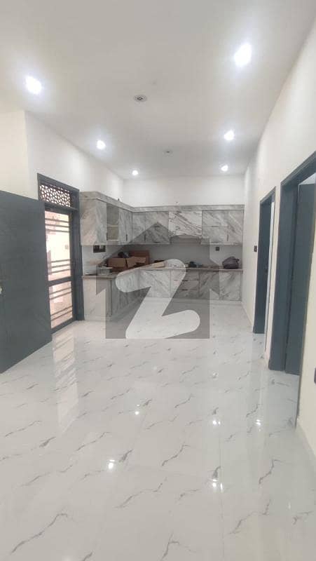 120 SQ Yd Residential Portion Ground Floor For Rent Brand New 2 Bad Dd American Kitchen Separate Entrance Beautiful Portion Waste Open Prime Location