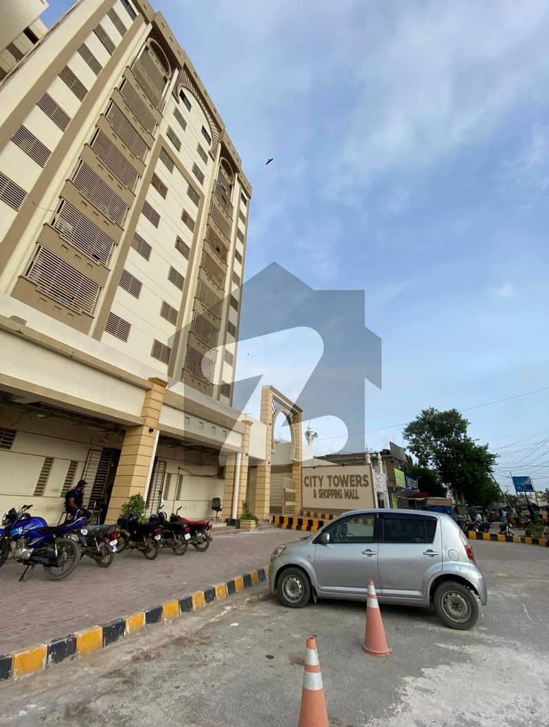 Flat For Rent 2 Bed/Dd City Tower 1050sq/Ft 5th Floor Lift Available Bl-5 Rent-50k With Maintenance