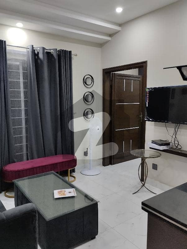 1 bed Fully luxurious furnished flat Facing Eiffel Tower Available for rent in the heart of Bahria Town lahore