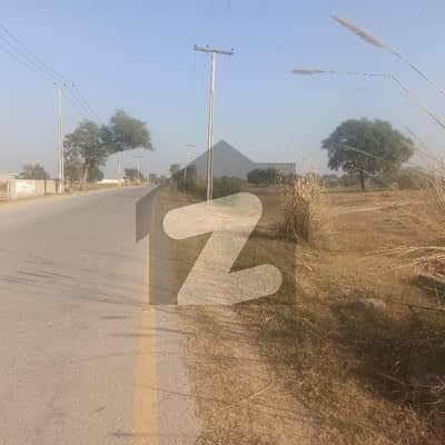 1.5 Kanal Farmhouse Land For Sale Near Chakri With Main Road Front