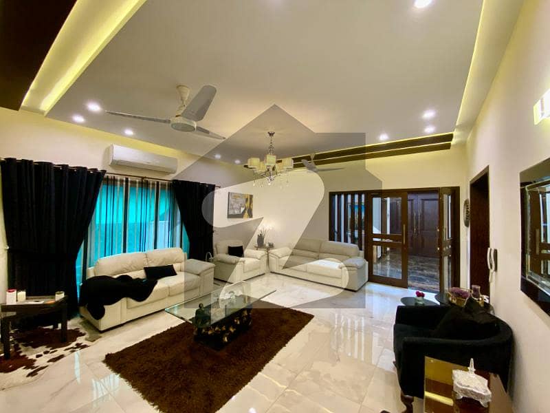 A Beautiful 1 Kanal Fully Furnished Luxury House Is Available For Rent In PHASE 6 DHA, Lahore.