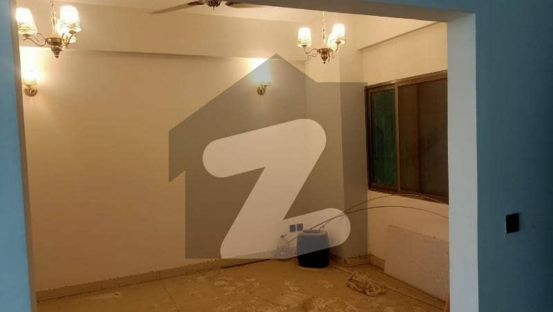 Flat For Rent 3 bed Road Facing North Nazimabad Block H Saima Project
