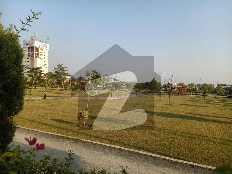 DHA 9 prism A black 1 Kanal plot available idaie location cheap price facing Park