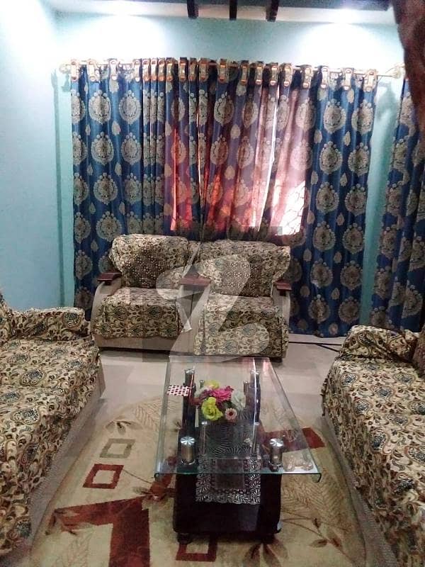 Fully Decorated Ground Facing 2 Bed Dd West Open Corner Flat For Sale North Karachi