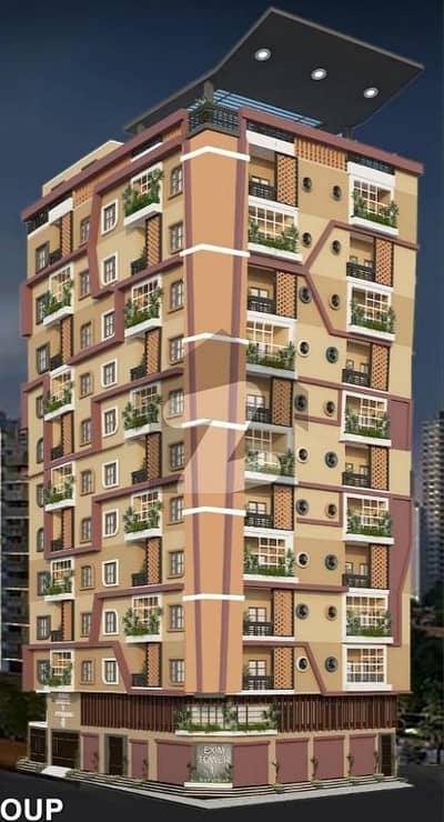 Luxurious 2 Bed DD Apartment In Exim Tower, Gulistan-E-Jauhar, Block 12 For Sale