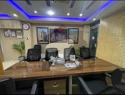 8 MARLA FURNISHED OFFICE FLOOR WITH BIGGEST ELEVATOR INSTALLED AVAILABLE