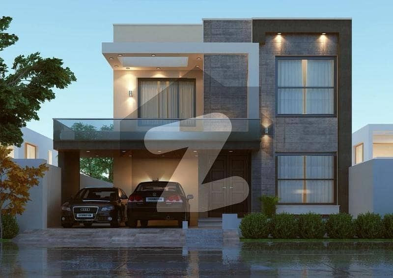 Grey Structure 10 Marla House Available In Bahria Orchard Phase 1 - Southern For Sale