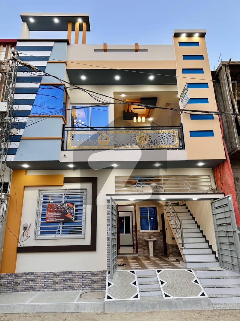 سعدی ٹاؤن سکیم 33,کراچی میں 4 کمروں کا 5 مرلہ مکان 2.09 کروڑ میں برائے فروخت۔