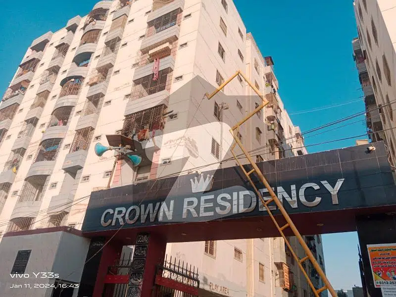 4 ROOMS FLAT AVILABLE FOR SALE IN NEW PROJECT CROWN RESIDENCY