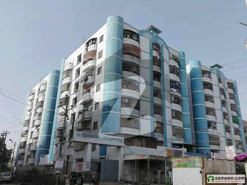 2 Bed 1st Floor West Open Corner Al Ghafoor Regency 11A North Karachi