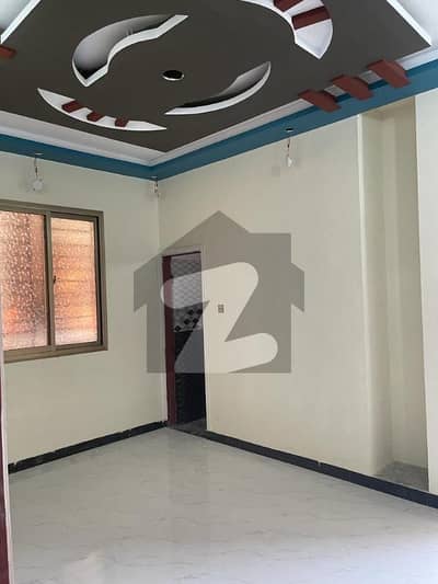 BRAND NEW NEW FLAT 2 BED DD 2ND FLOOR NEAREST TO MAIN RASHID MINHAS ROAD FOR SALE