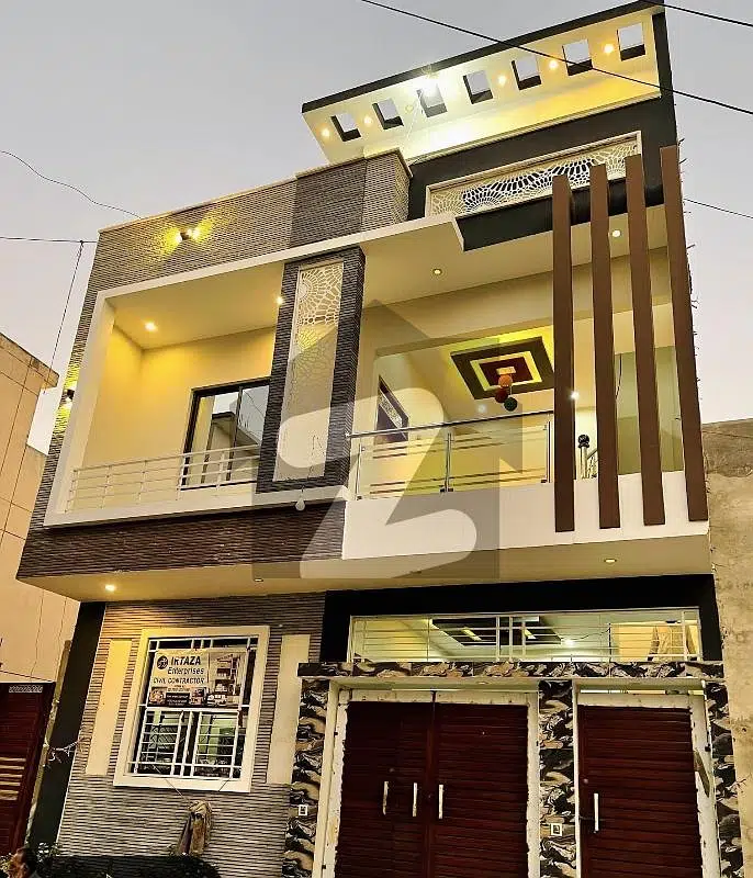 (PARK FACING 40 feet road)120 Sq Yards Double Storey House In Low Budget