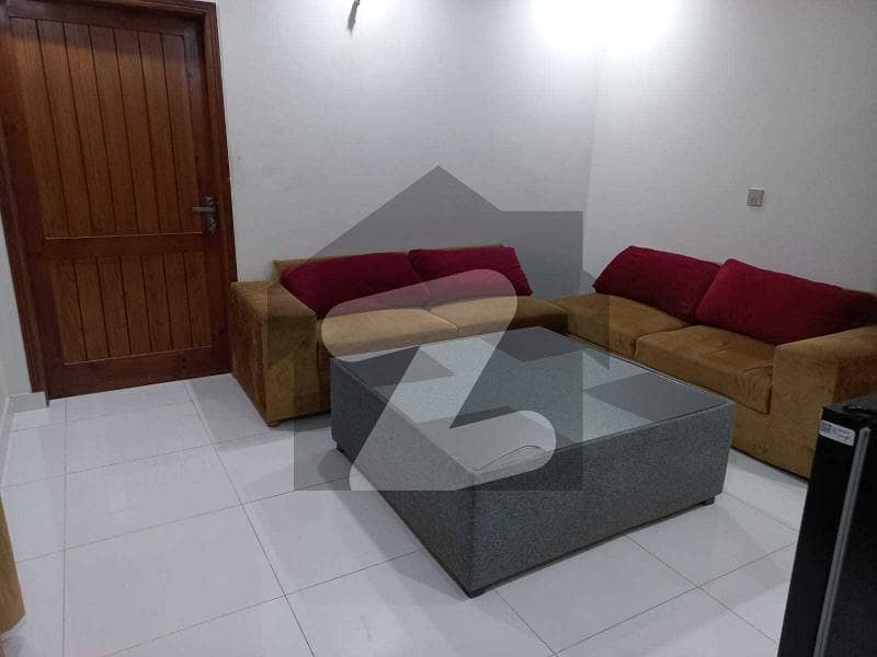 1BED FURNISHED APORTMENT IS AVAILABLE FOR RENT IN SECTOR B BAHRIA TOWN LAHORE