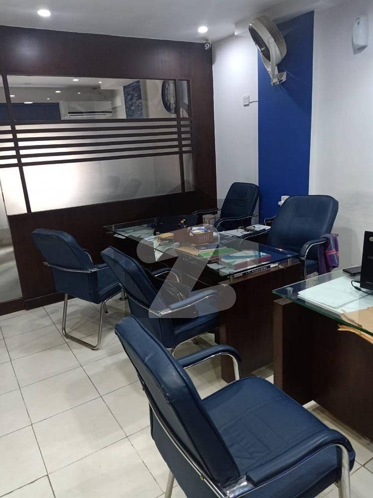 Furnished 1164 Square Feet Office Space Available For Rent Bukhari Commercial Area .