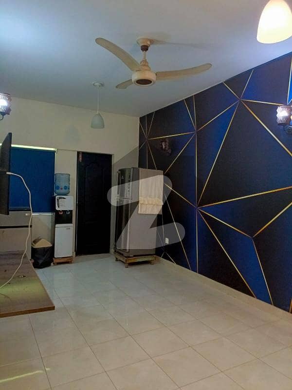 3 Side Corner 2 Bed Furnished Apratment Double Entrance 2 Terrace Laundry Area Store Room With Roof