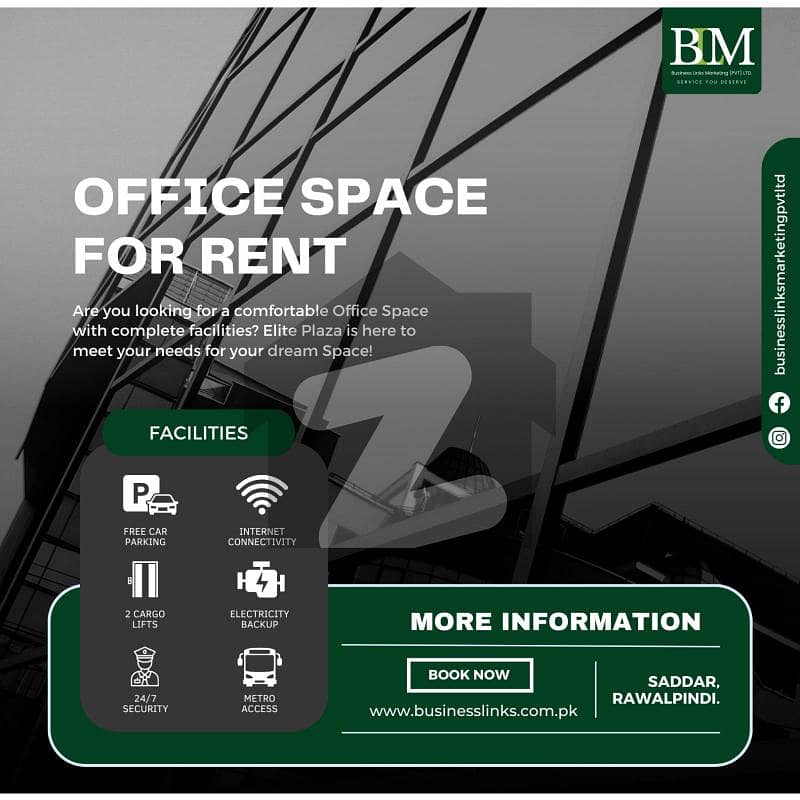 Call Center Space IT Office Institute Space Available Fr Rent on 6th Road Murree Road Rwp