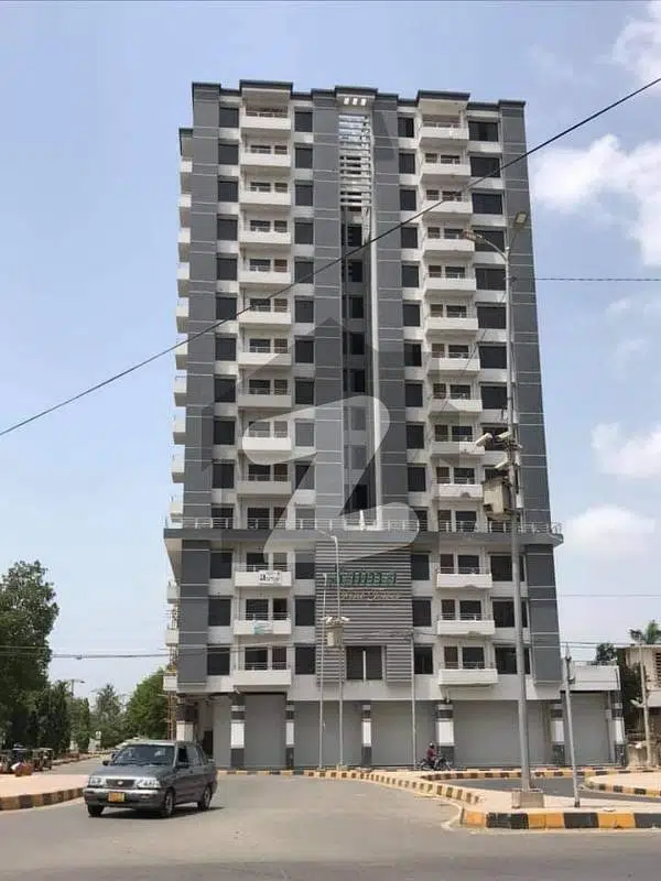 Saima Fine Towers 2 Bedrooms Drawing Lounge West Open Flat Available For Rent At Prime Location Of Shaheed E Millat Road