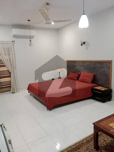 outstanding fully furnished room attached washroom common kitchen lounge drawing dha6 rent