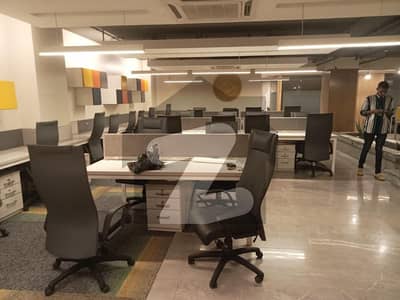 FURNISHED OFFICE FOR RENT BIG BUKHARI COMMERCIAL DHA PHASE 6
