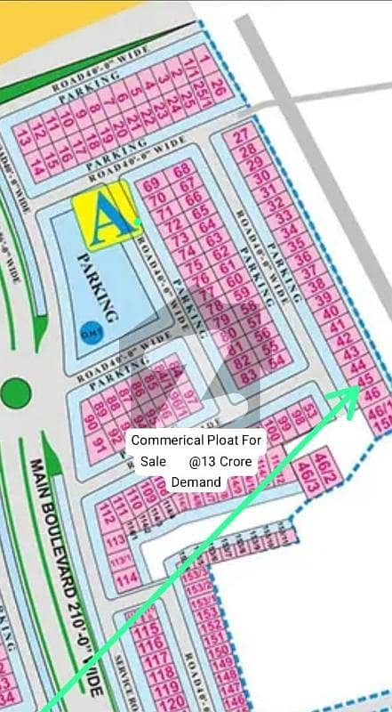 DHA - Phase 8 45 - A . . 8Marla. . Hot location Best opportunity for investment