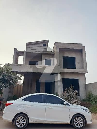 10 Marla Grey Structure House Is Available For Sale At Golf City Multan.