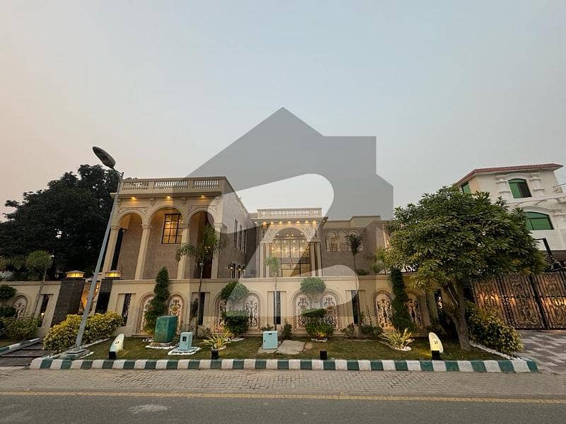2 Kanal Facing Park Luxurious Brand New Spanish Bungalow Available For Sale With 95' Front Located In The Heart Of Sukh Chayn Gardens, Lahore