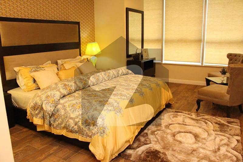 Fully Furnished Two Bed Apartment With Servant Room Available For Rent In The Centaurus Islamabad.