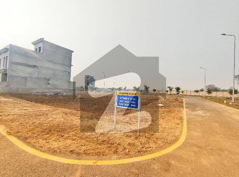 5 Marla Hot Location Ideal For Investment Plot For Sale In Diamond Block Park View City Lahore