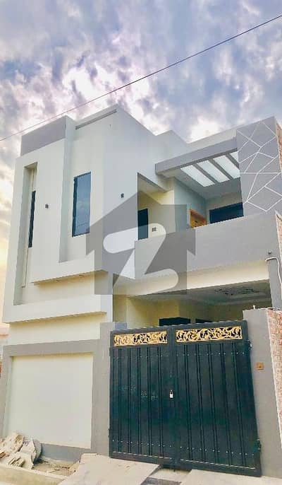3.5 Marla Brand New Luxurious Triple Storey House For Sale Gated Boundary Wall Colony