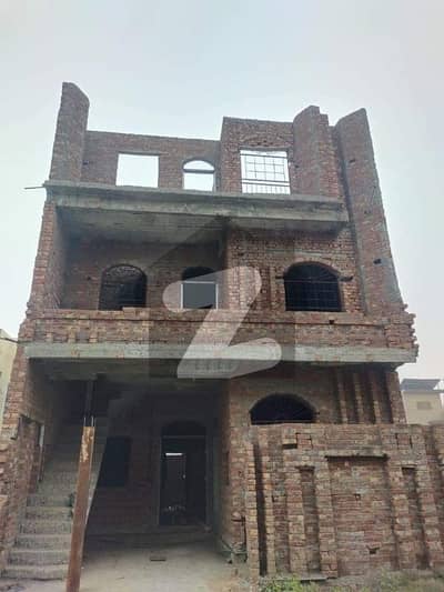 5 Marla Triple Storey Grey Structure House Available For Sale