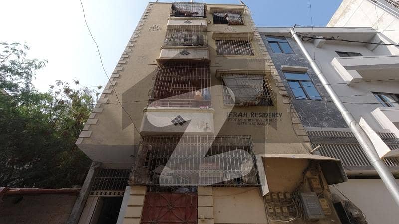 نارتھ ناظم آباد ۔ بلاک ایل نارتھ ناظم آباد,کراچی میں 2 کمروں کا 4 مرلہ فلیٹ 65.0 لاکھ میں برائے فروخت۔